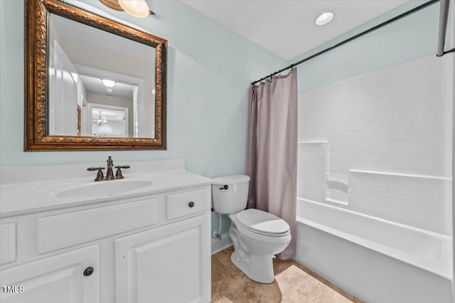 2011 Gibsonville Ossipee Rd, Elon, NC 27244 - full bathroom with vanity and shower / tub combo