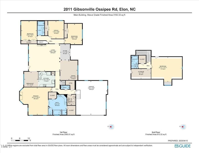 2011 Gibsonville Ossipee Rd, Elon, NC 27244 - view of home floor plan