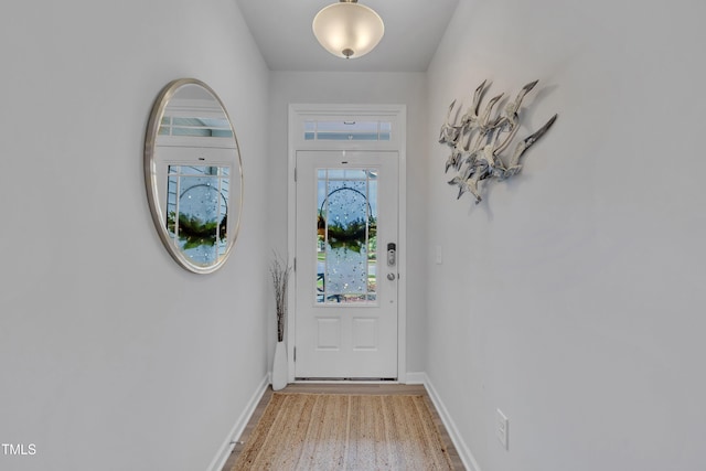 110 Gilder Woods Dr, Garner, NC 27529 - doorway featuring plenty of natural light and light wood-style floors