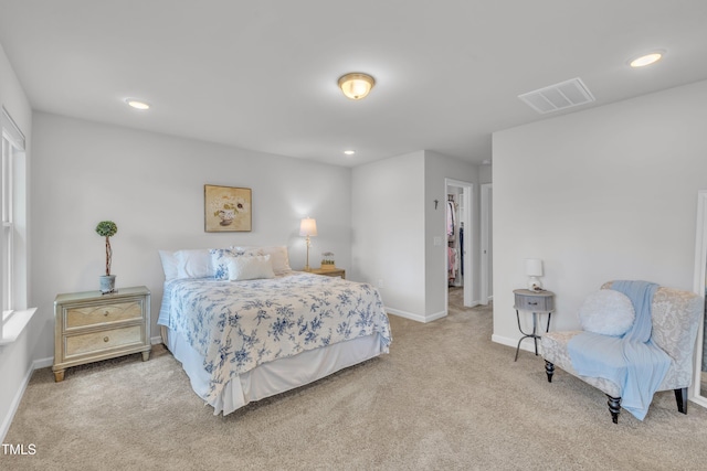 110 Gilder Woods Dr, Garner, NC 27529 - carpeted bedroom featuring recessed lighting