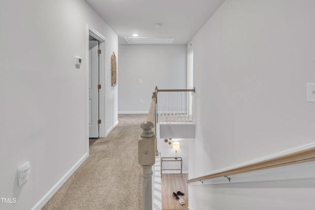110 Gilder Woods Dr, Garner, NC 27529 - corridor with carpet and baseboards