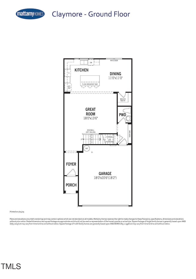 110 Gilder Woods Dr, Garner, NC 27529 - view of home floor plan
