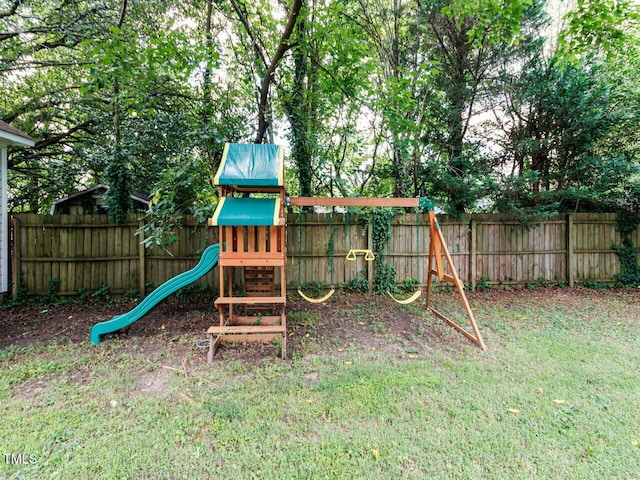 3525 Lytham Pl, Raleigh, NC 27604 - view of playground featuring a fenced backyard