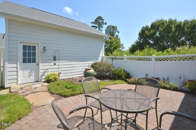 1079 Perdue Dr, Chapel Hill, NC 27517 - view of patio with outdoor dining space