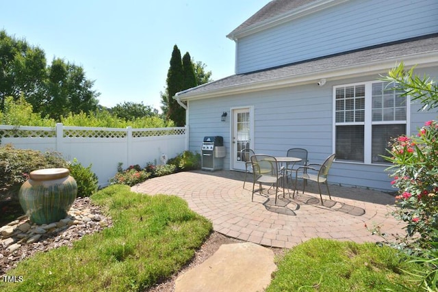1079 Perdue Dr, Chapel Hill, NC 27517 - view of patio / terrace with area for grilling