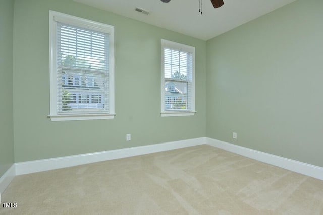 1079 Perdue Dr, Chapel Hill, NC 27517 - carpeted empty room featuring ceiling fan and baseboards