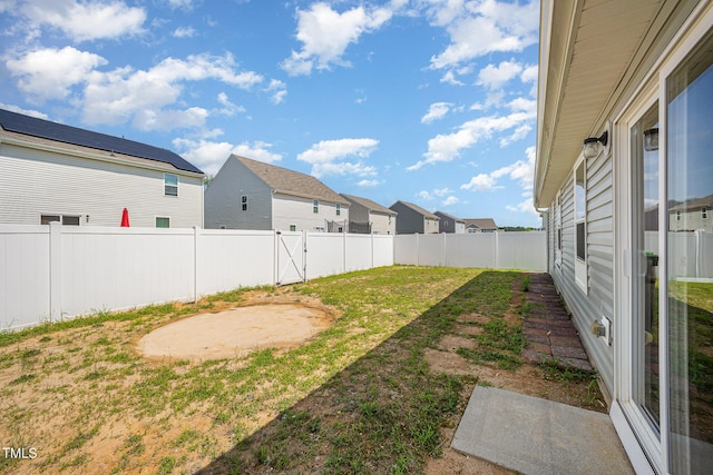757 Frosty Way, Zebulon, NC 27597 - fenced backyard with a residential view
