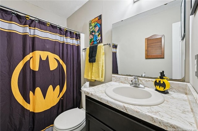 5905 Waters Edge Dr, Fayetteville, NC 28314 - bathroom with vanity and a shower with curtain