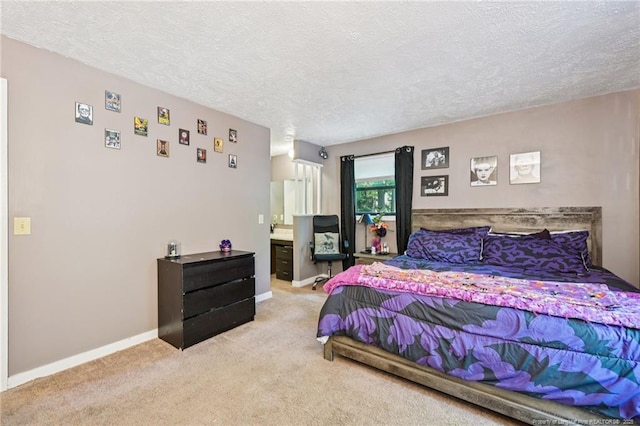 5905 Waters Edge Dr, Fayetteville, NC 28314 - carpeted bedroom with a textured ceiling and baseboards