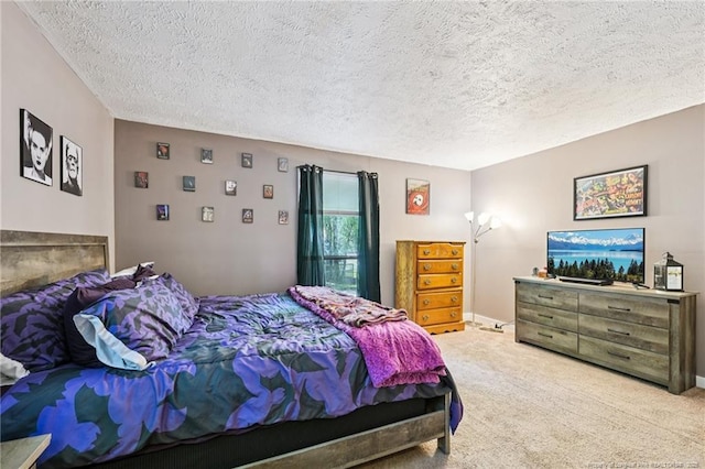 5905 Waters Edge Dr, Fayetteville, NC 28314 - carpeted bedroom featuring a textured ceiling