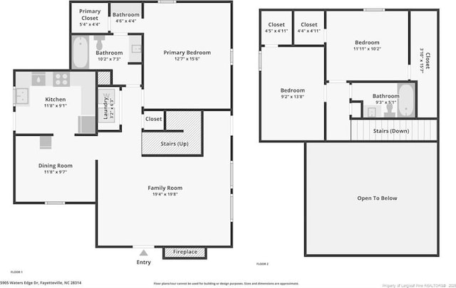 5905 Waters Edge Dr, Fayetteville, NC 28314 - view of room layout