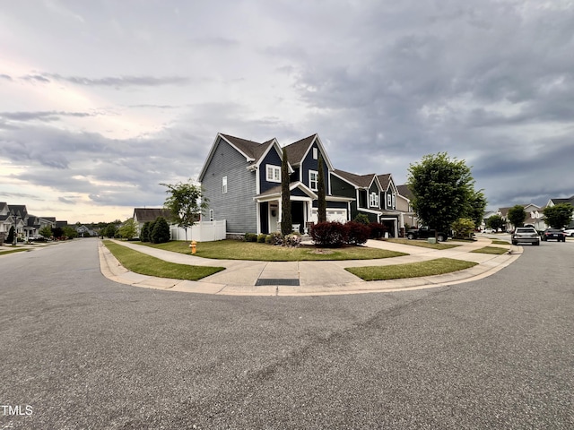 1925 Bright Kannon Way, Wendell, NC 27591 - view of front facade with a residential view and driveway