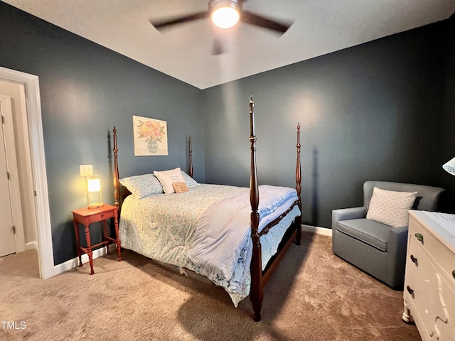 1925 Bright Kannon Way, Wendell, NC 27591 - bedroom featuring light colored carpet and ceiling fan