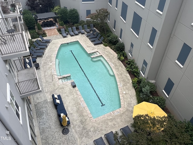 222 Glenwood Ave # 416, Raleigh, NC 27603 - community pool featuring a patio area