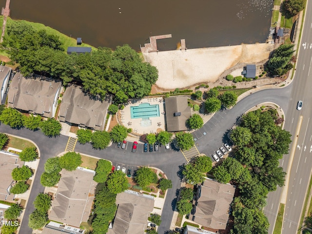 2505 Goldeneye Ct, Raleigh, NC 27606 - aerial overview of property's location with a pool area
