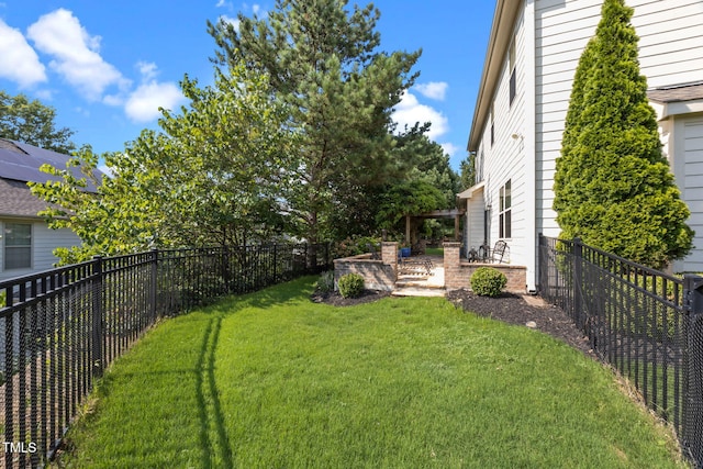2505 Goldeneye Ct, Raleigh, NC 27606 - fenced backyard featuring a patio area
