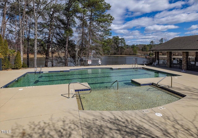 2505 Goldeneye Ct, Raleigh, NC 27606 - community pool featuring a patio