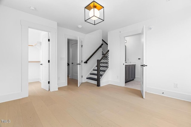 2 Seawell Ave Unit 101, Raleigh, NC 27601 - interior space featuring light wood-type flooring and stairs