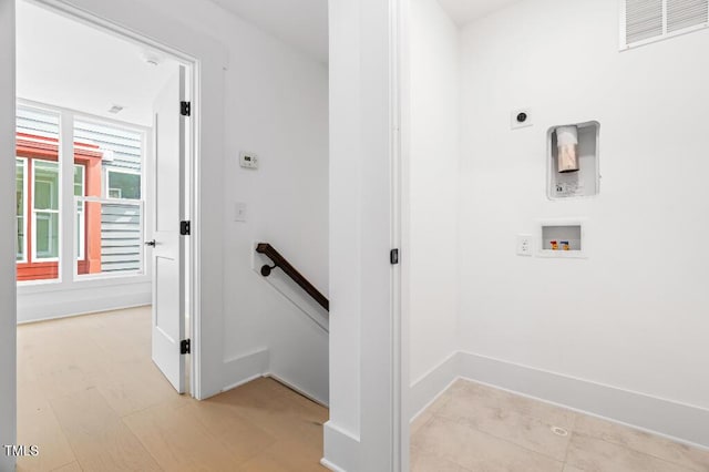 2 Seawell Ave Unit 101, Raleigh, NC 27601 - laundry area featuring electric dryer hookup and washer hookup