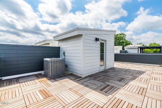 2 Seawell Ave Unit 101, Raleigh, NC 27601 - view of wooden terrace