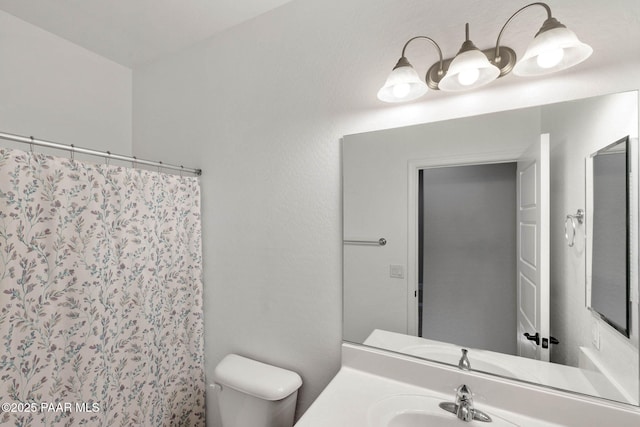 6214 Harvest Moon Ave, Prescott, AZ 86305 - bathroom with vanity and a shower with curtain