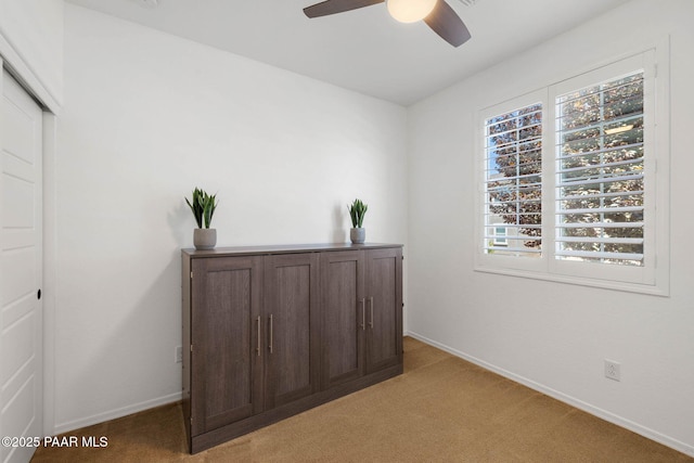 6214 Harvest Moon Ave, Prescott, AZ 86305 - detailed view of carpet flooring and ceiling fan