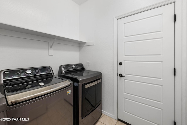 6214 Harvest Moon Ave, Prescott, AZ 86305 - laundry room featuring washer and dryer and light tile patterned floors