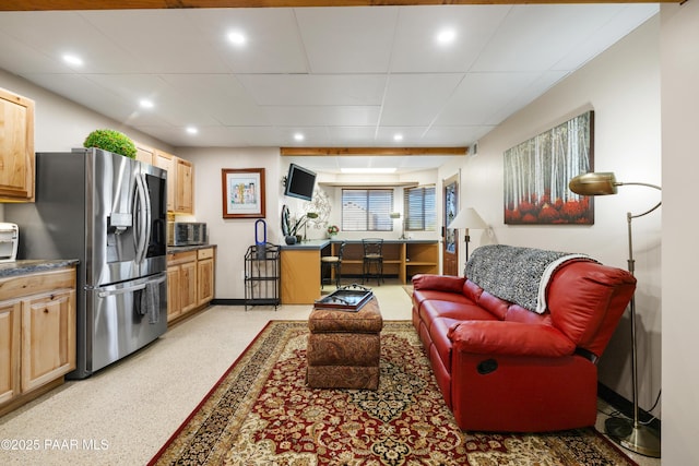791 N Creekside Dr, Prescott, AZ 86303 - living area with recessed lighting and baseboards