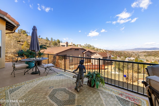 791 N Creekside Dr, Prescott, AZ 86303 - balcony featuring a mountain view