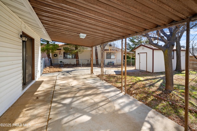 7869 Spouse Dr, Prescott Valley, AZ 86314 - view of patio with a shed