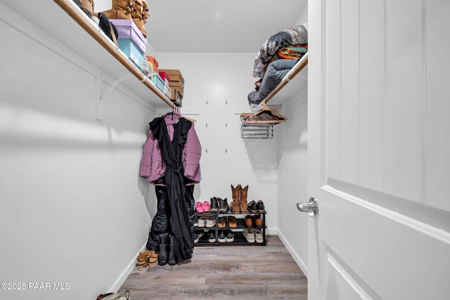 20217 E Yucca Dr, Mayer, AZ 86333 - walk in closet featuring wood finished floors