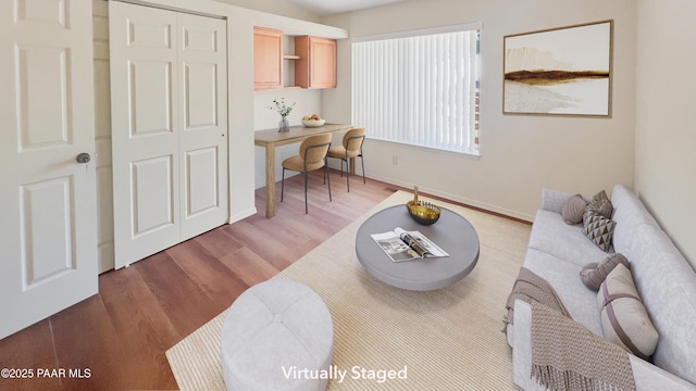 941 Custer Ln, Prescott, AZ 86305 - living room with wood finished floors and baseboards