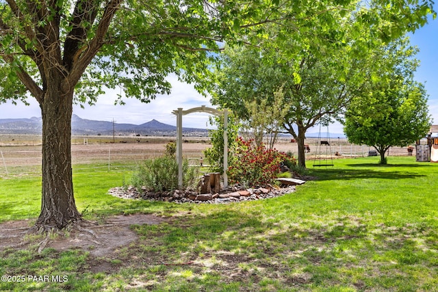 3900 W Runway Rd, Paulden, AZ 86334 - view of yard with a mountain view and a view of countryside