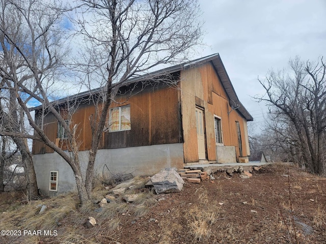 view of property exterior