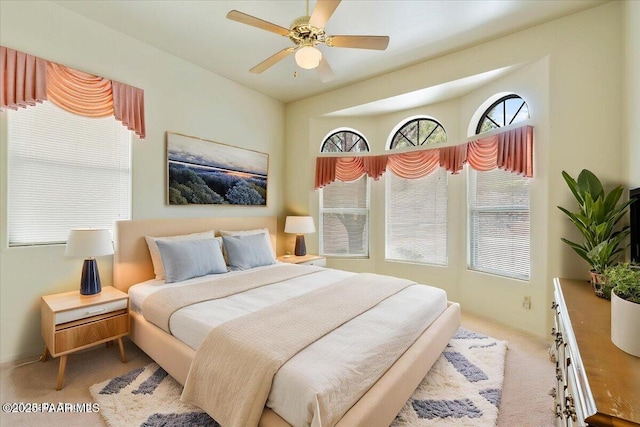 1330 Solar Heights Dr, Prescott, AZ 86303 - bedroom with carpet flooring and ceiling fan