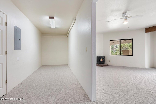1330 Solar Heights Dr, Prescott, AZ 86303 - corridor featuring carpet flooring and electric panel