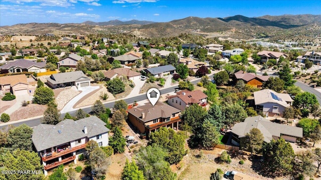 1536 Hawkeye Ridge Ave, Prescott, AZ 86301 - aerial perspective of suburban area featuring mountains