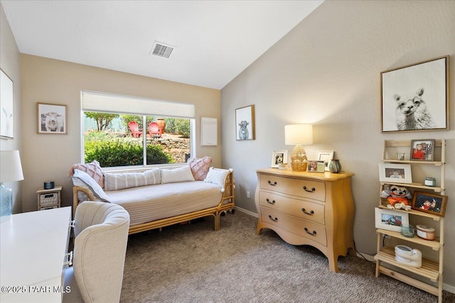 1520 Majestic Way, Prescott, AZ 86301 - bedroom with light colored carpet and vaulted ceiling