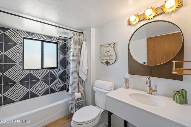 500 Broadview St, Prescott, AZ 86303 - full bathroom with shower / bath combo with shower curtain and vanity