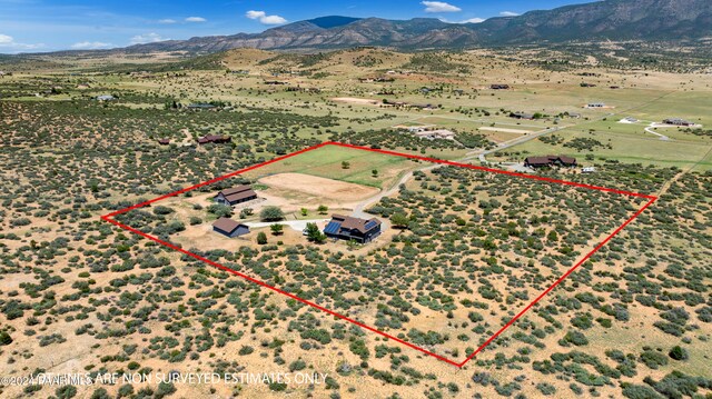 10190 N Prescott Ridge Rd, Prescott Valley, AZ 86315 - bird's eye view with a mountain view