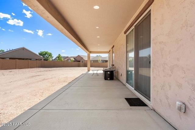 1657 Bainbridge Ln, Chino Valley, AZ 86323 - fenced backyard with a patio area