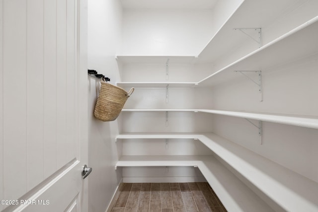 view of storage area
