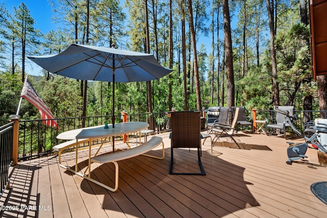 5980 S Old Walker Rd, Prescott, AZ 86303 - deck featuring outdoor dining space