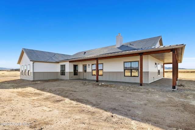 view of rear view of property