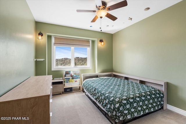 1310 W Carlock Dr, Prescott, AZ 86305 - carpeted bedroom with baseboards and ceiling fan