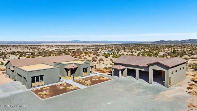 12300 W Slate Rd, Prescott, AZ 86305 - bird's eye view with a mountain view and a desert view