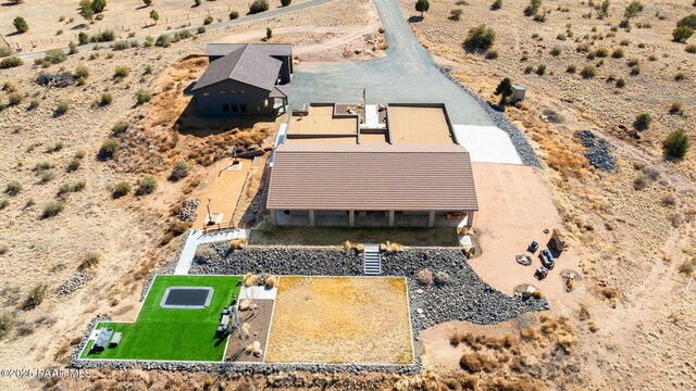12300 W Slate Rd, Prescott, AZ 86305 - birds eye view of property featuring view of desert