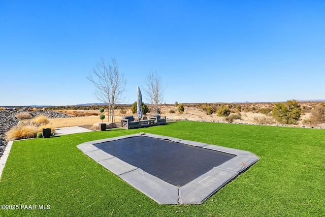 12300 W Slate Rd, Prescott, AZ 86305 - exterior space with a lawn and a trampoline