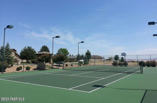 view of sport court