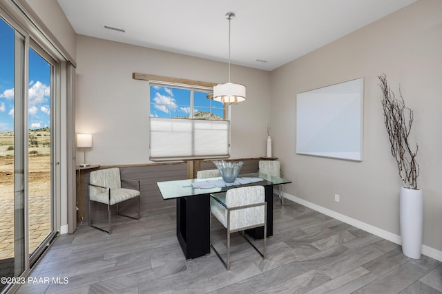 3771 Blazing Ore Trl, Prescott, AZ 86301 - office area with wood finished floors and a chandelier